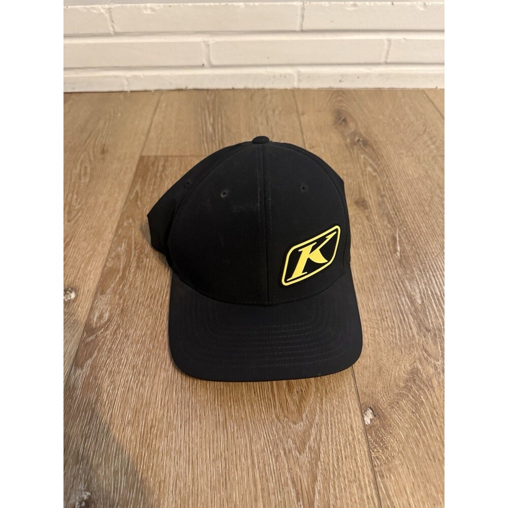 KLIM Flexfit  Logo Rider Hat Yellow Black / Size L-XL